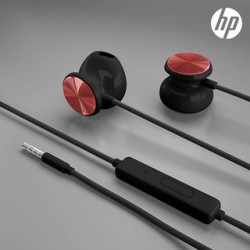 HP Auricolare con microfono Nero/Rosso DHH-1112