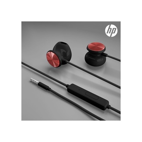 HP Auricolare con microfono Nero/Rosso DHH-1112