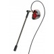 HP Auricolare con microfono Nero/Rosso DHE-7002