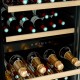 Les Petits Champs CAVCD91 Cantinetta da vino 91 bottiglie Dual Zone
