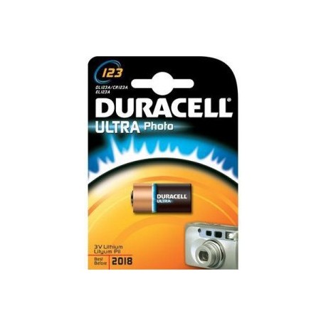 Duracell CR123A - 3volt - Blister 1 Pz. - Confezione 10 Blister