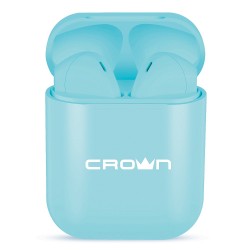 Cuffie Auricolari Bluetooth 5.0 Crown CMTWS-5005 Light Blue