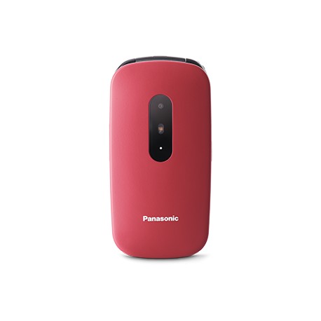 Panasonic TU446 Cellulare Senior a conchiglia Red