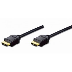 Cavo HDMI 3D con Ethernet connettori dorati doppia schermatura Mt. 2