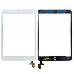 Vetro touch screen per Ipad Mini 1-2 completo di adesivi e tasto Home