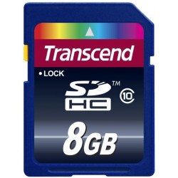 Transcend SD Card 3.0 High Speed Classe 10 8GB