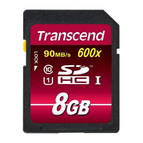 Transcend SD UHS-I MLC inside Classe 10 600x 8GB