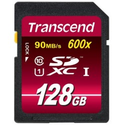 Transcend SD UHS-I MLC inside Classe 10 600x 128GB