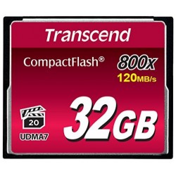 Transcend 800x (Premium) CompactFlash 32GB