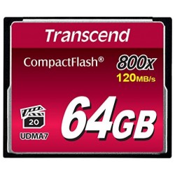 Transcend 800x (Premium) CompactFlash 64GB