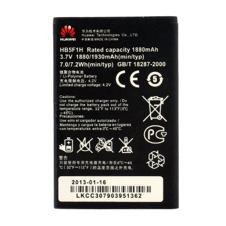 Huawei Batteria Li-Ion 1880 mAh- Bulk Cod: HB5F1H