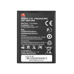 Huawei Batteria Li-Ion 1700 mAh- Bulk Cod: HB4W1H