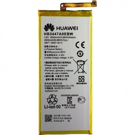 Huawei Batteria HB3447A9EBW per P8, Bulk