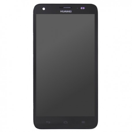 Display Lcd + Touch screen + Frame per Huawei Honor 3X Nero
