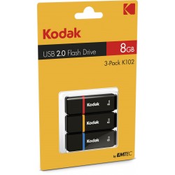 Kodak USB2.0 K100 8GB 3-Pack