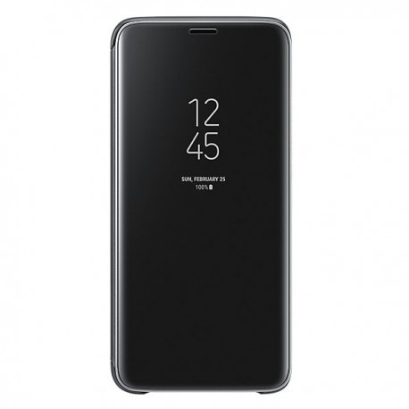 Samsung Galaxy S9 G960 Clear View Standing Cover Nera