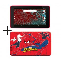 eSTAR Tablet Spider-Man da 7'', Wi-Fi, Android 7.1, silicone protective cover