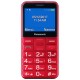 Panasonic Cellulare Facile da usare Rosso KX-TU150