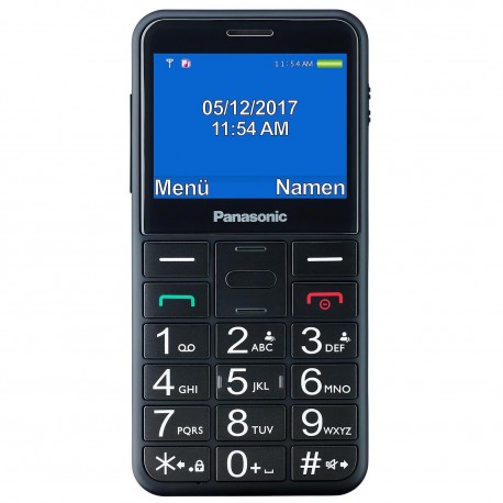 Panasonic Cellulare Facile da uscire Nero KX-TU150