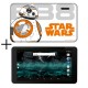 eSTAR Tablet Star Wars BB8 da 7'', Wi-Fi, Android 7.1, silicone protective cover